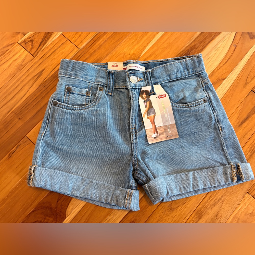 Levi's girls  Light Blue Jean Shorts